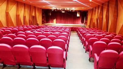 سالن آمفی تئاتر هتل مجتمع گردشگری میلاد نور سالن آمفی تئاتر هتل مجتمع گردشگری میلاد نور